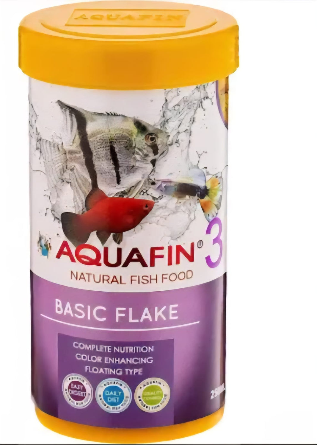 Aquafin Basic Flakes Fish Food 250ml