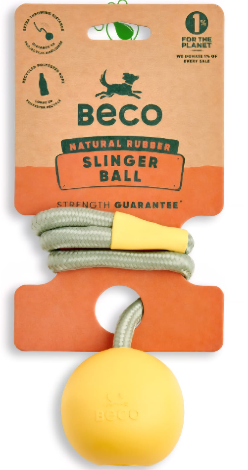 Beco Natural Rubber Slinger Ball