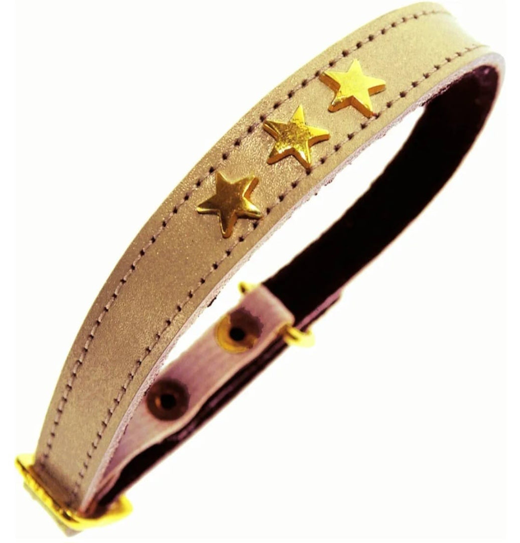 Bobby etoiles fancy cat collar ocher colour