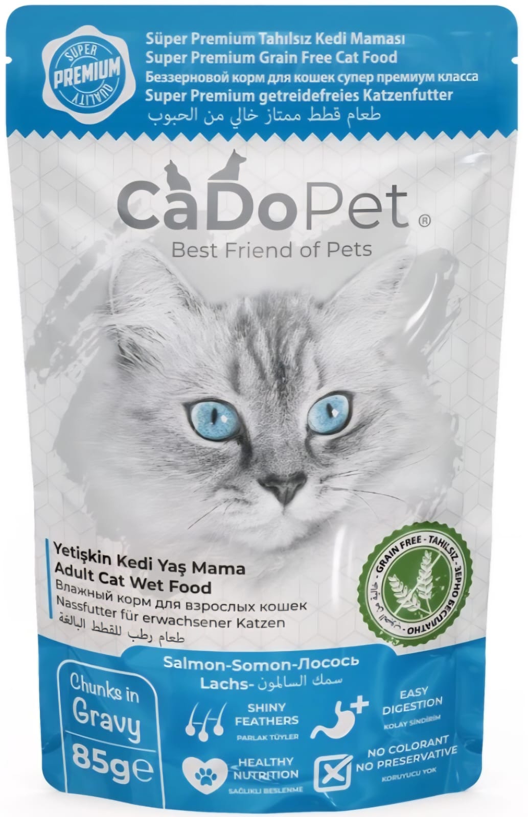 CaDo Pet Cat Wet Food – Chucky in Gravy (85g)