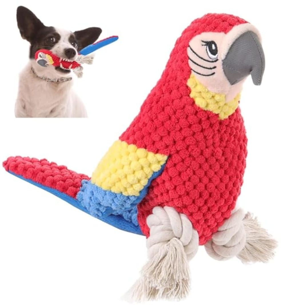 Dog Squishy Parrot Toy