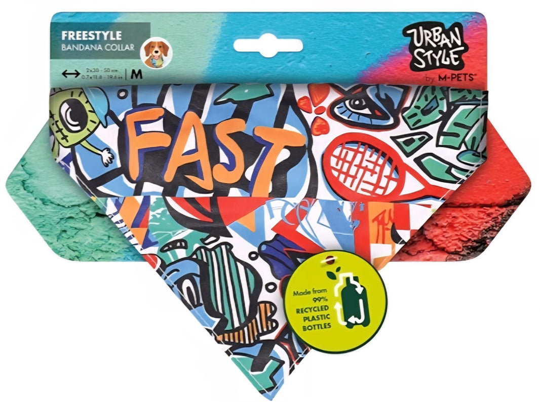 M-PETS Freestyle Bandana Collar – Medium
