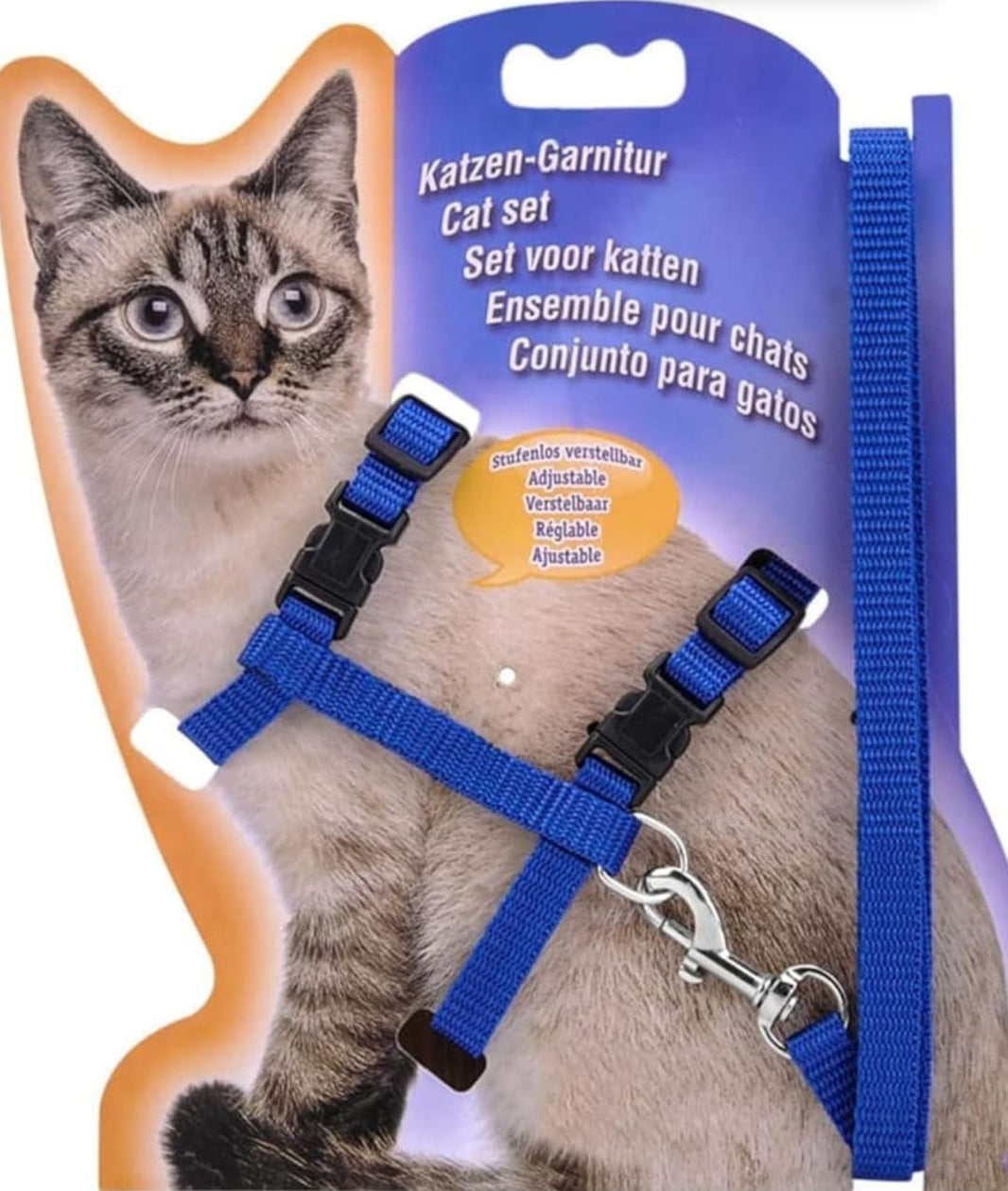 Katzen Garnitur Cat Set - Leash and Harness