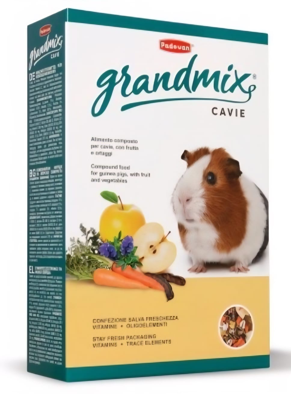 Padovan Grandmix Cavie Guinea Pig Food with Fruit & Vegetables – 850 g