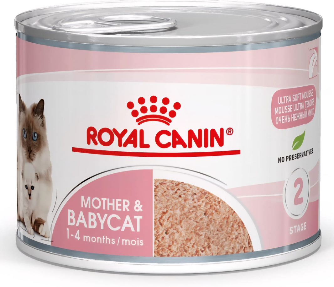 Royal Canin Mother & Baby Cat Tinned Food – 195 g
