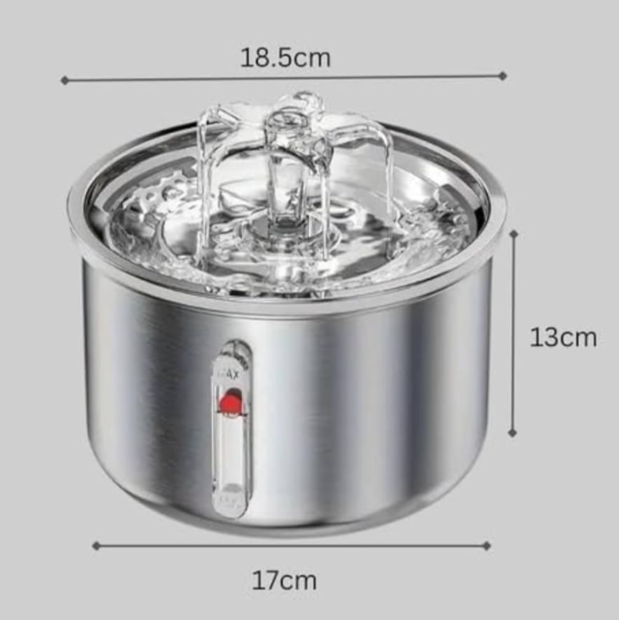 Stainless Steel Pet Water Fountain