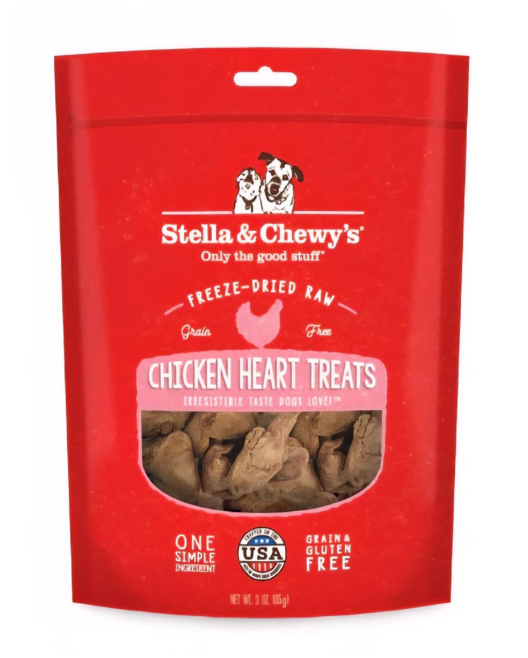 Stella And Chewy's Freeze Dried Raw Chicken And Heart For Dogs 85g