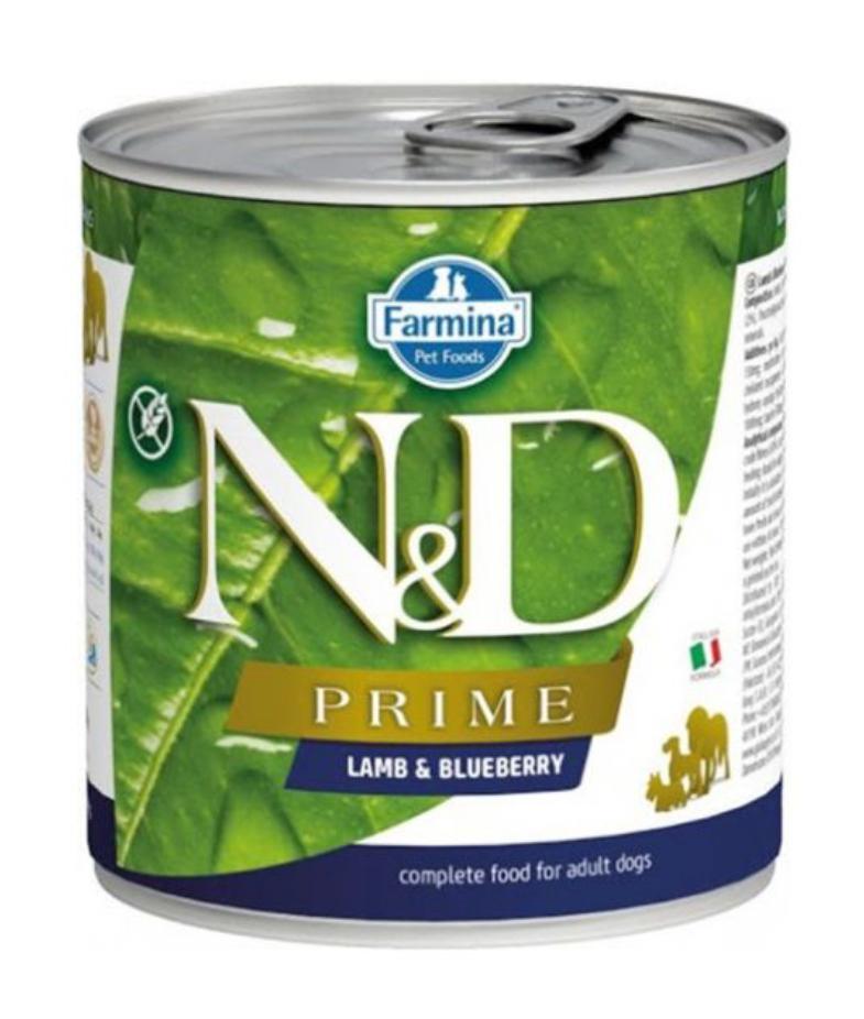 Farmina N&D PRIME Grain Free Lamb & Blueberry Adult Dog Food - 285g
