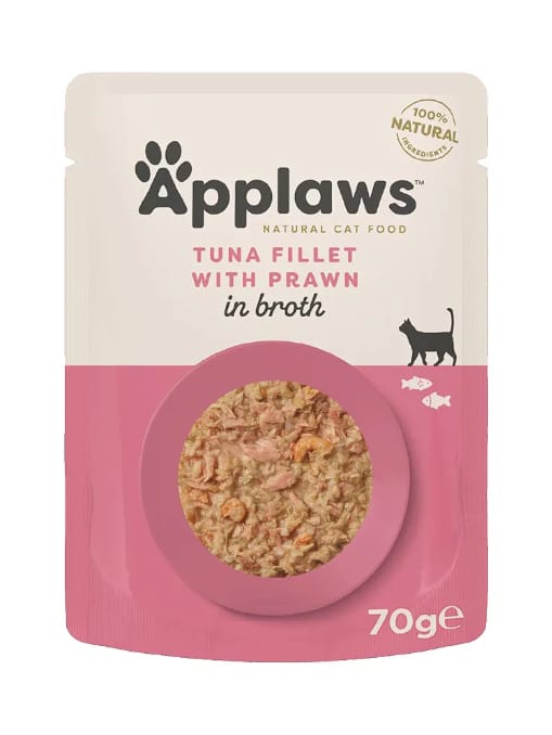 Applaws Tuna Fillet with Pacific Prawn Wet Cat Food - 70G