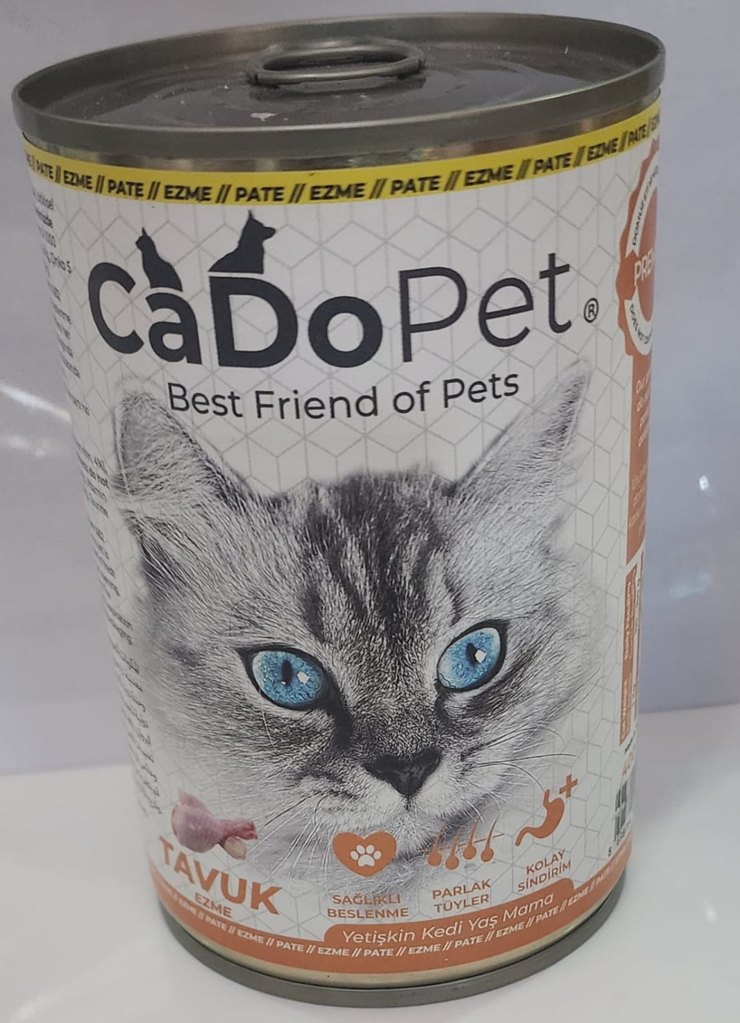 CaDo Pet Adult Cat Tinned Wet Food Chicken 400g