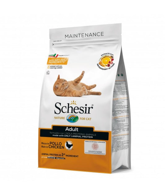 Schesir Cat Dry Food Maintenance with Chicken Adult 1.5kg