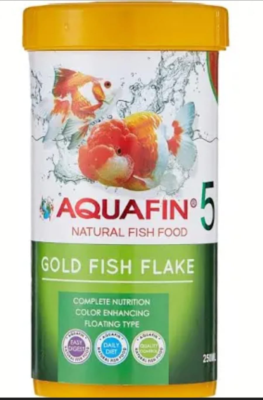 Aquafin Gold Fish Flakes 250ml