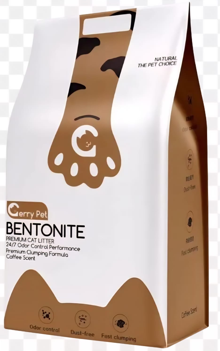 Bentonite Gerry Pet Cat Litter  Coffee Scent 10L