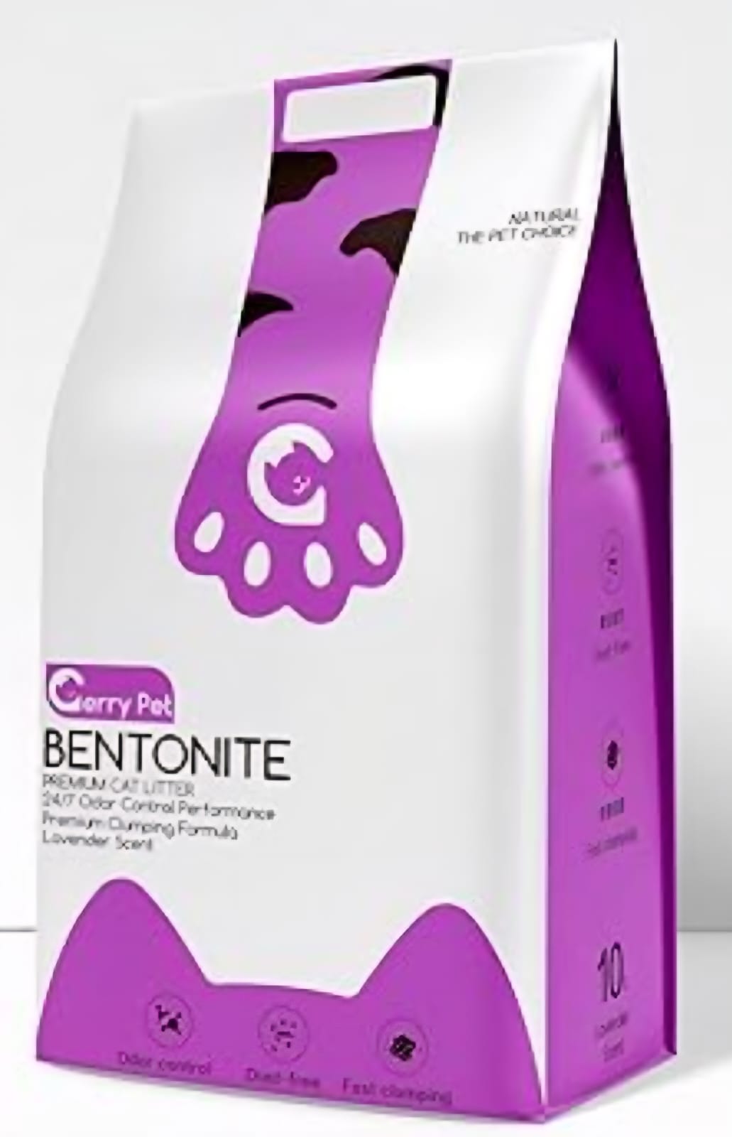 Bentonite Gerry Pet Cat Litter Lavender Scent 10L