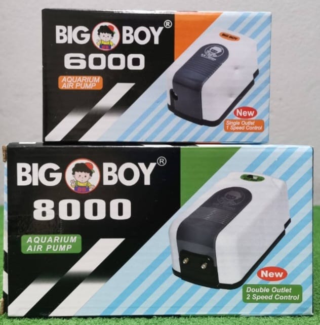 Big Boy 8000 Aquarium Air Pump (220–240V / 50Hz)