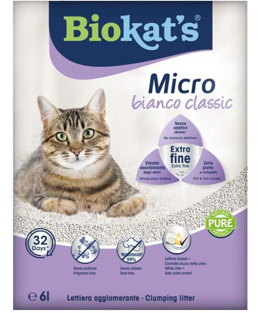 Biokat's  micro bianco classic cat litter