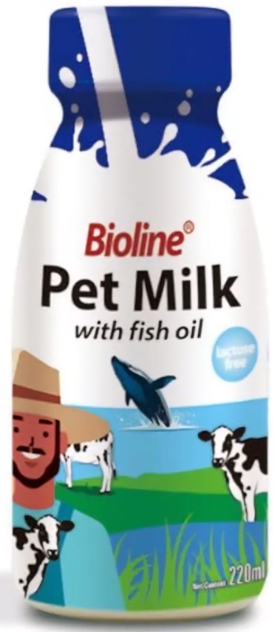 Bioline Pet Milk For Cats And Dogs With Fish Oil 220ml