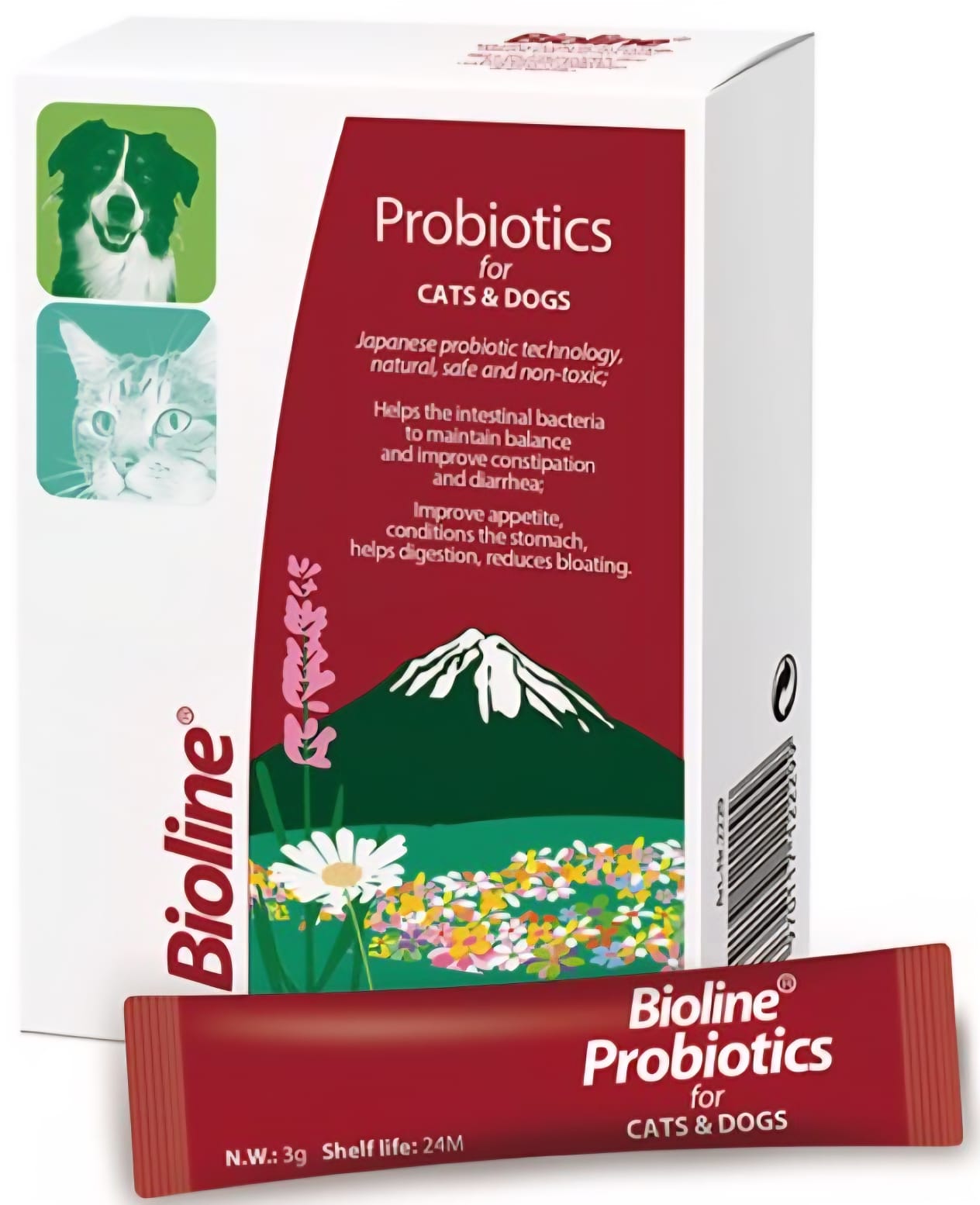 Bioline Probiotic For Cats And Dogs 3g ×10bags