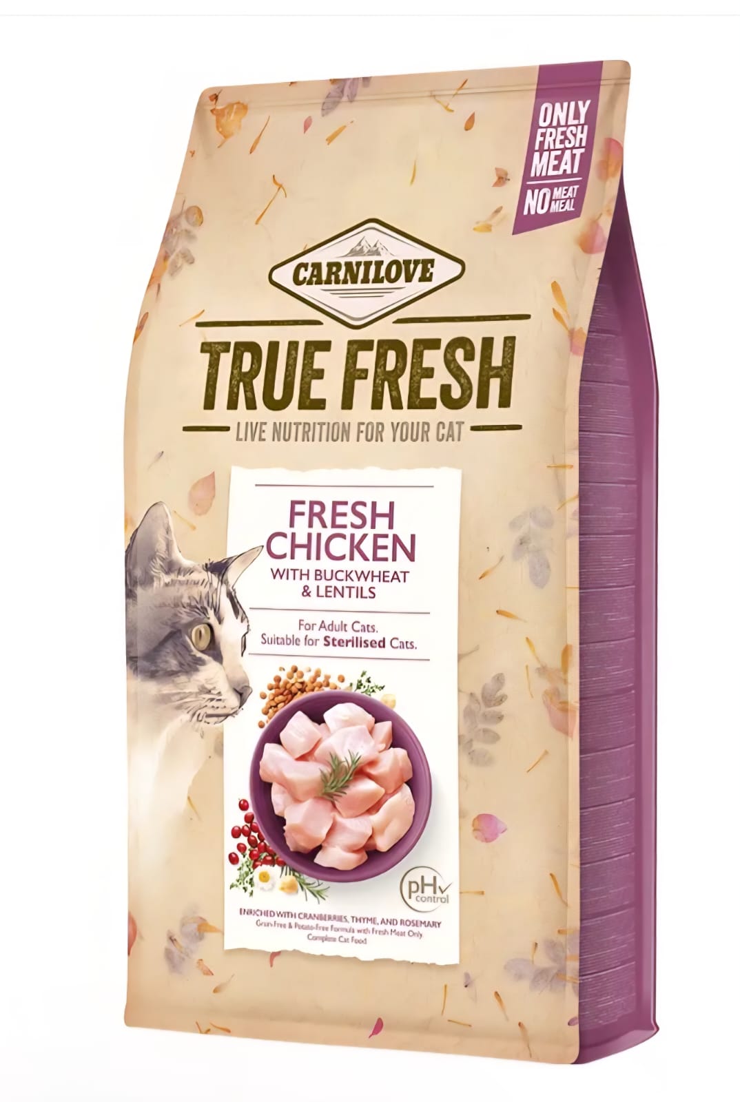 Carnilove  Fresh Chicken With Buckwheat And Lentils  Adult Cats