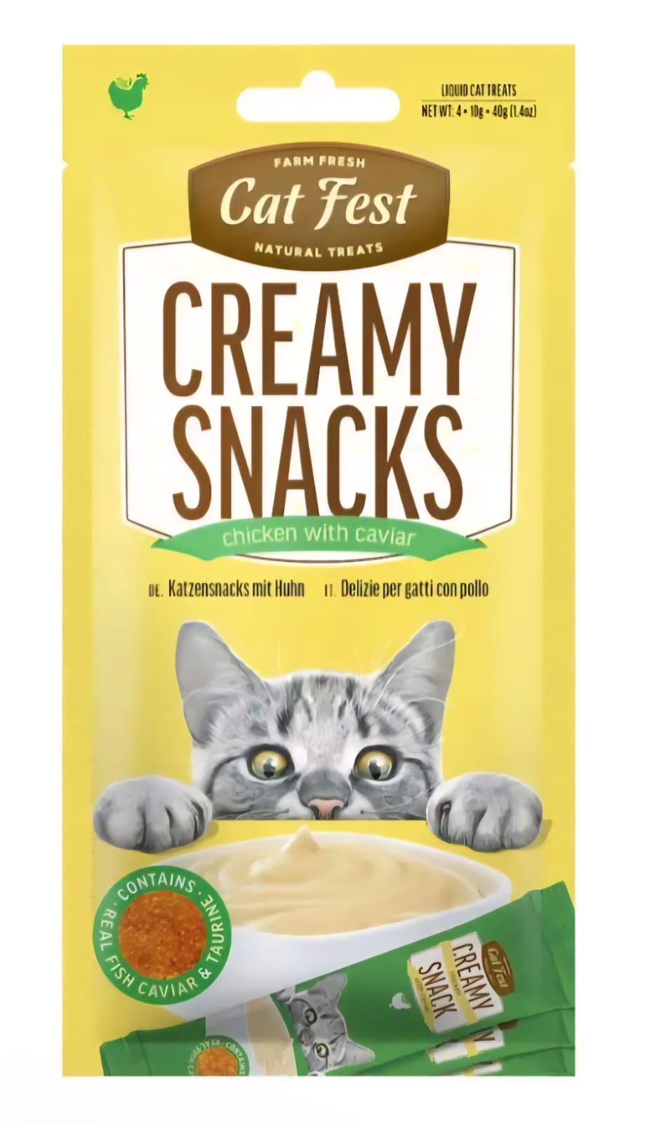 Cat Fest Creamy Snacks Chicken With