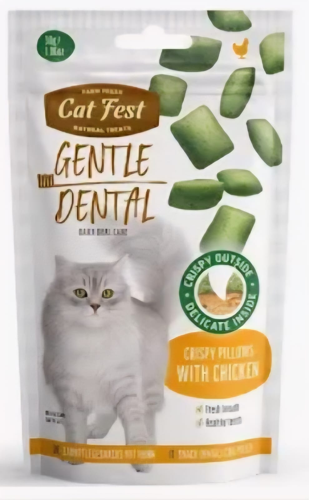 Cat Fest  Gentle Dental Crispy Pillow With Chicken  30g