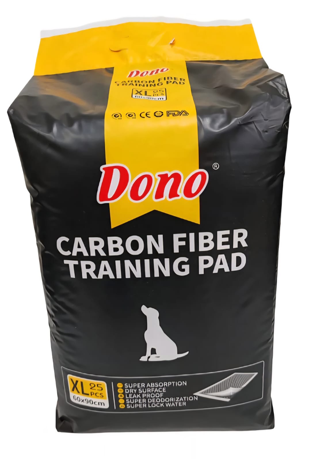 DONO Carbon Fiber Training Pads – XL (25 Pieces) 60 × 90 cm