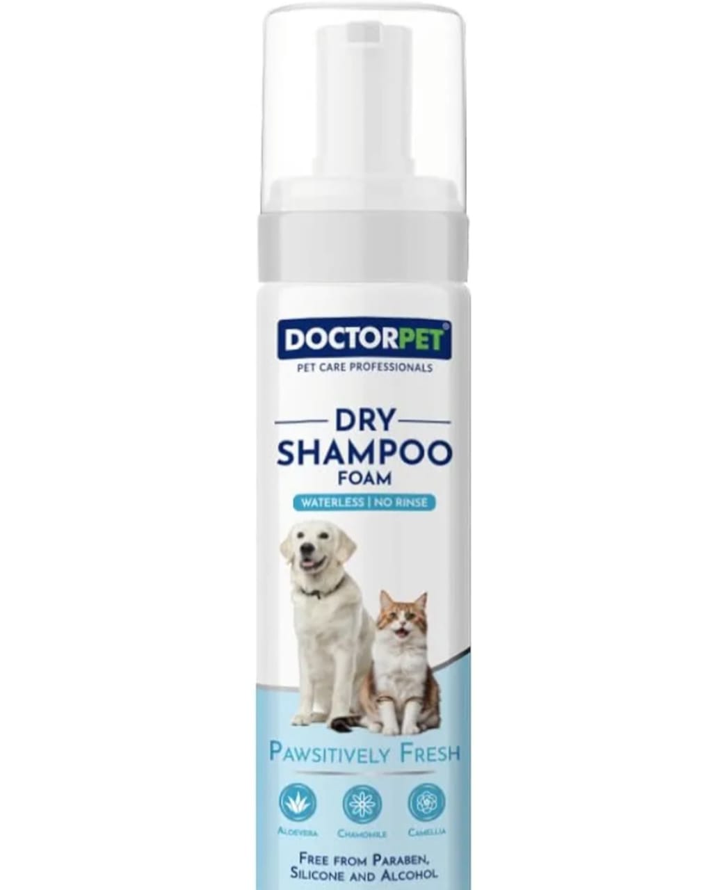 Doctorpet dry shampoo pawsitively fresh