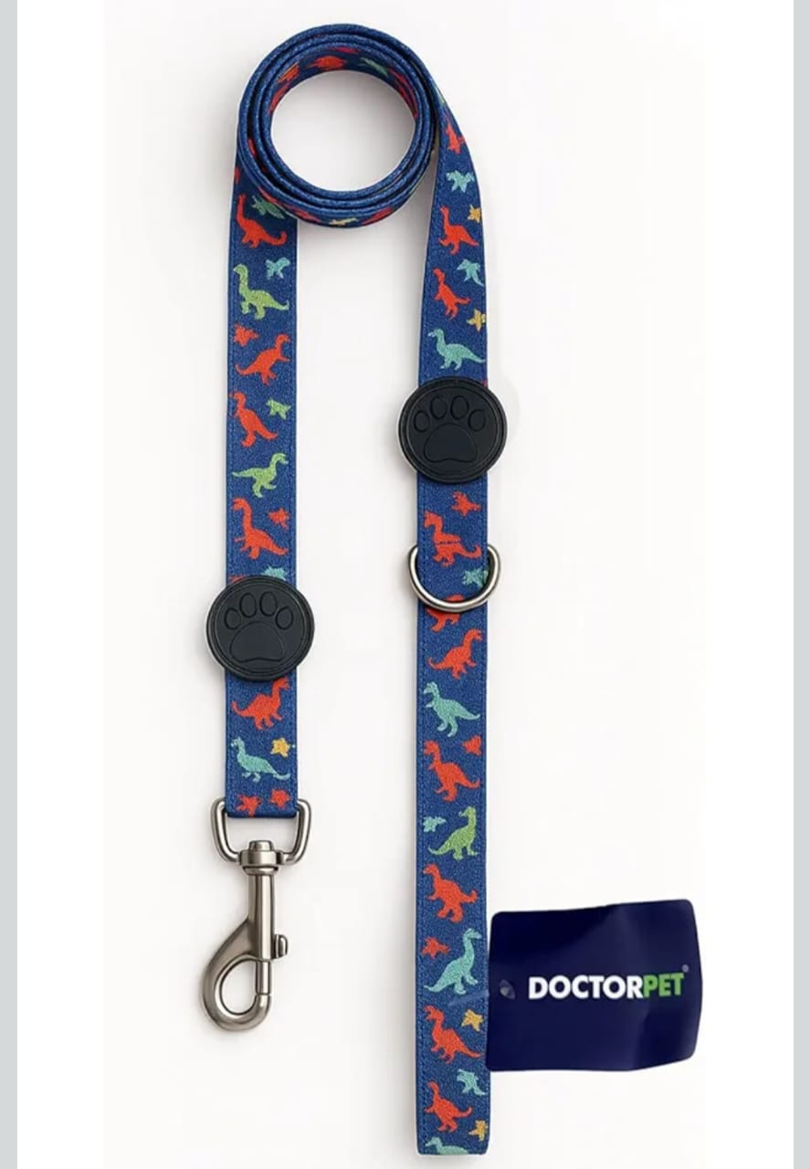 Doctorpet  pattern leash dino s_m