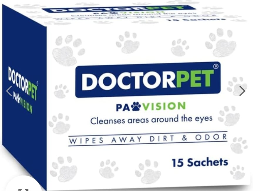 Doctorpet paw vision wipes