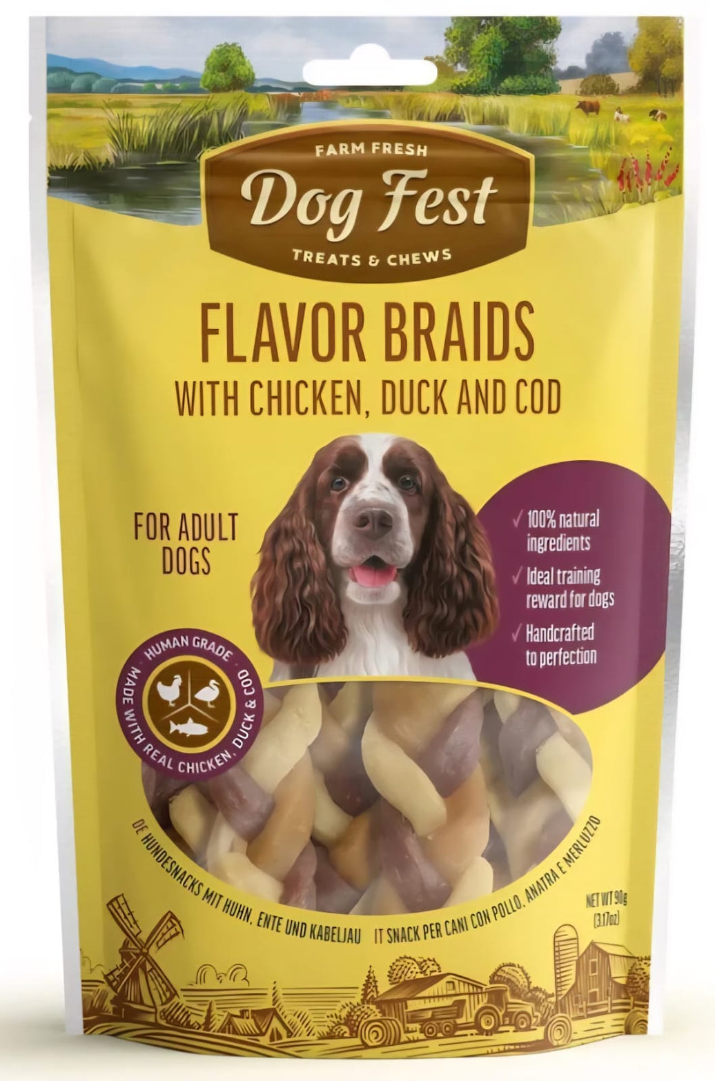 Dog Fest Treats And Chews Chicken Tenders 90g