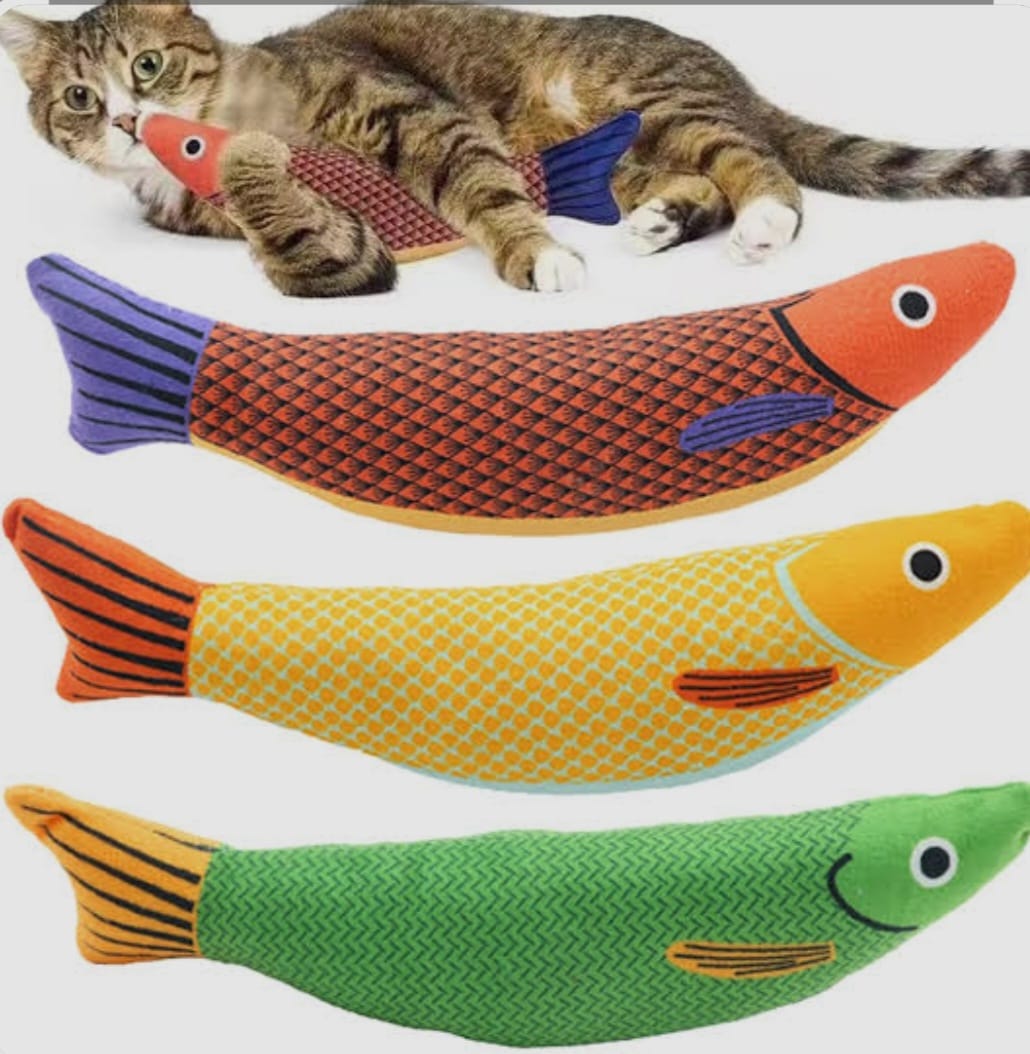 Fish Shaped Cat Toy