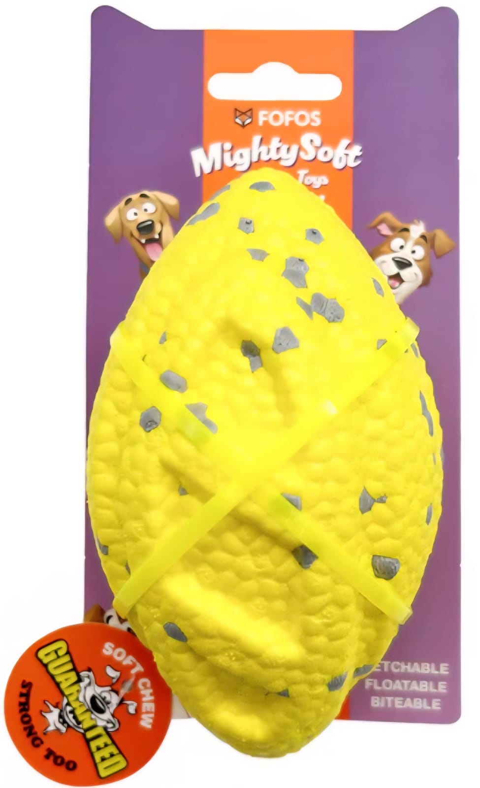 Fofos Mighty Soft Dog Toys Rugby