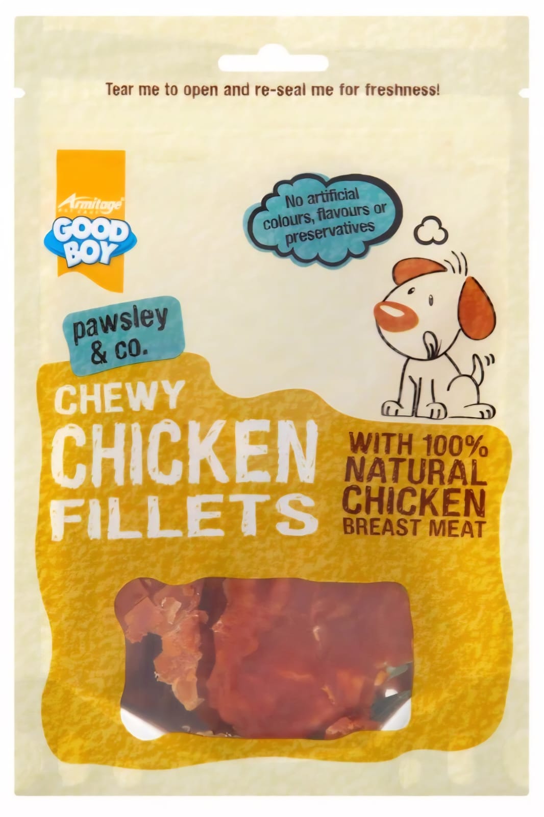 Good Boy Chewy Chicken Fillets  80g