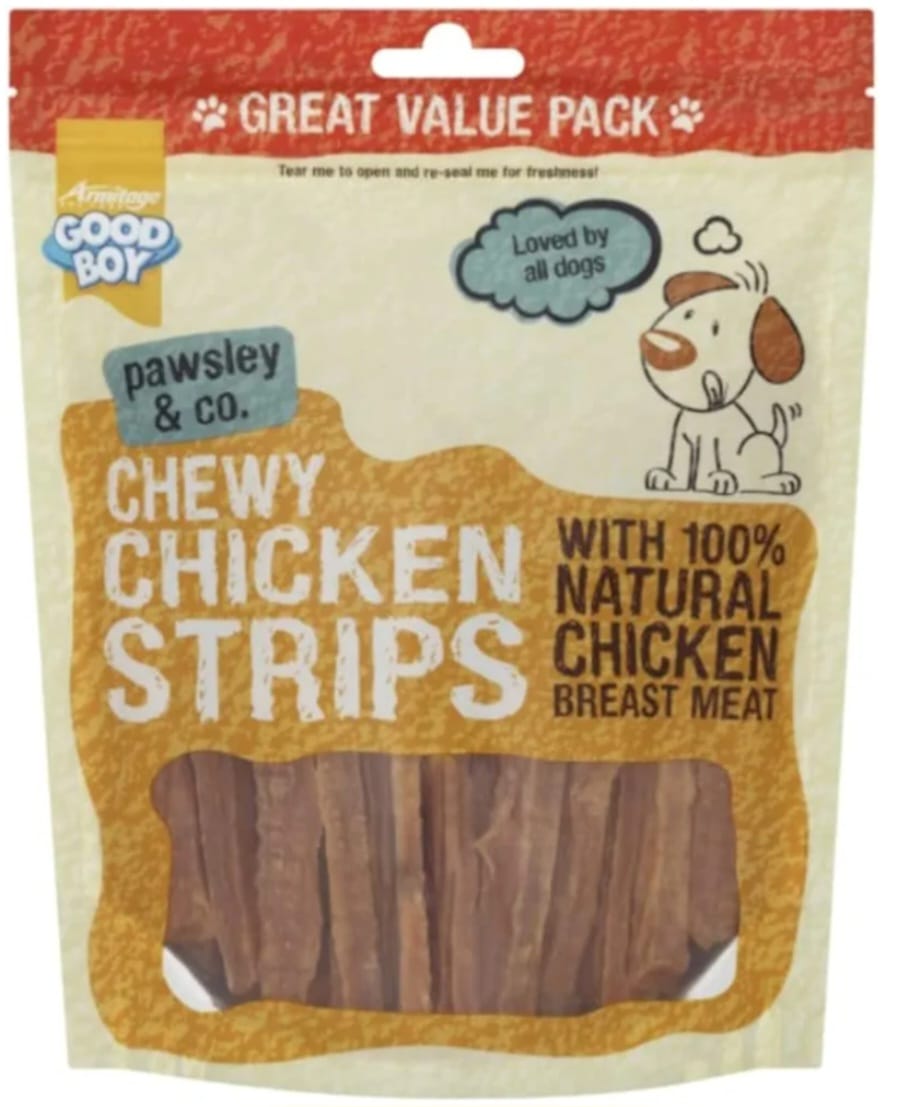 Good Boy Chewy Chicken  Strips 350g