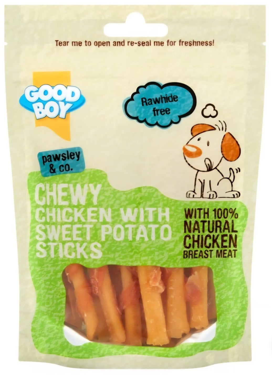 Good Boy  Chewy ChickenWith Sweet Potato Sticks