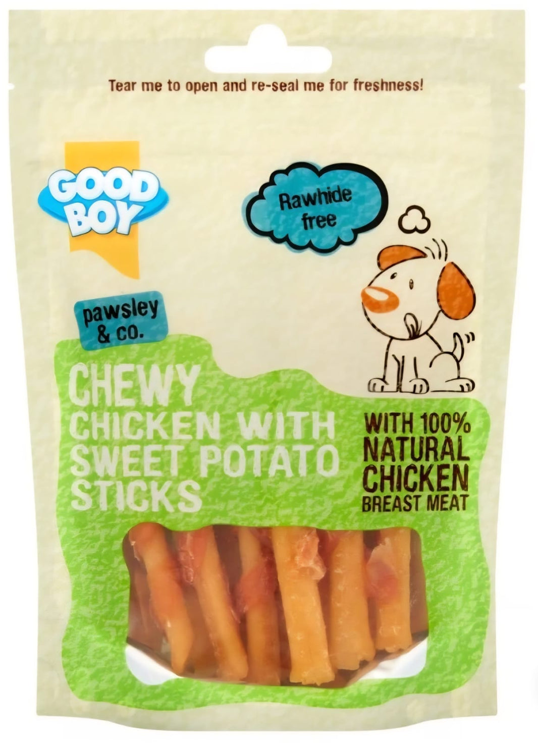 Good Boy  Chewy ChickenWith Sweet Potato Sticks
