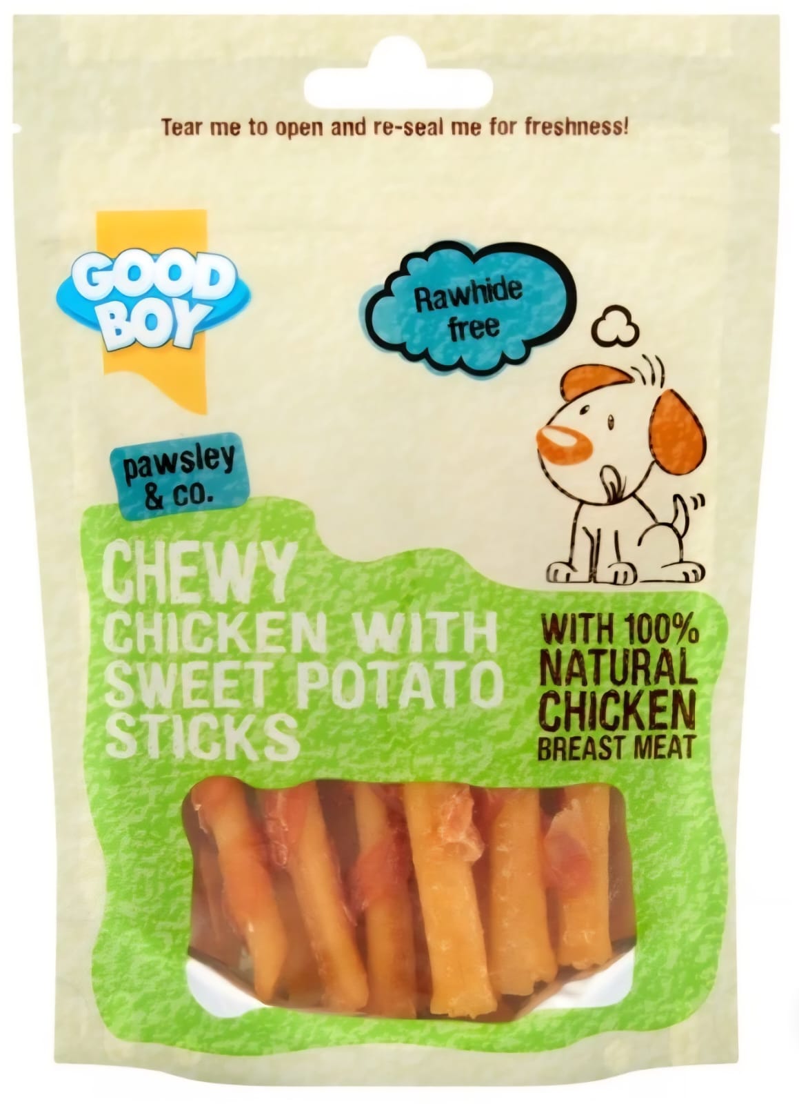 Good Boy  Chewy ChickenWith Sweet Potato Sticks