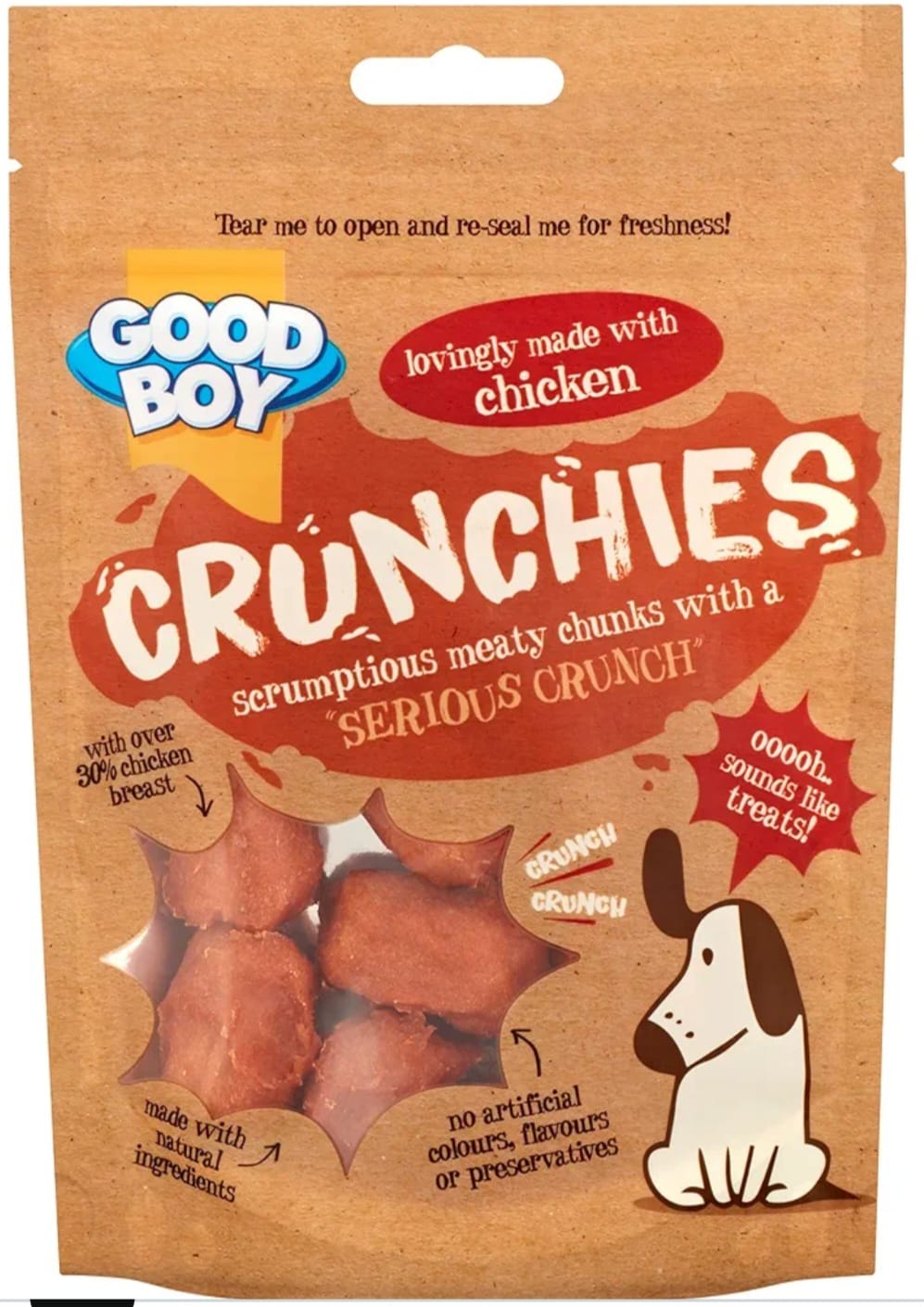 Good Boy  Crunchies Scrumptious Meaty Chunks