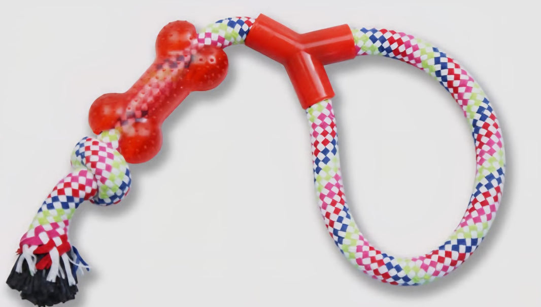 Italo Pet Rope with Bone Toy
