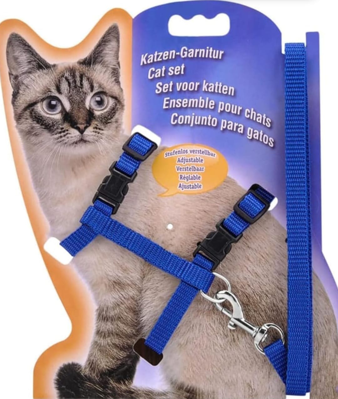 Katzen Garnitur Cat Set - Leash and Harness
