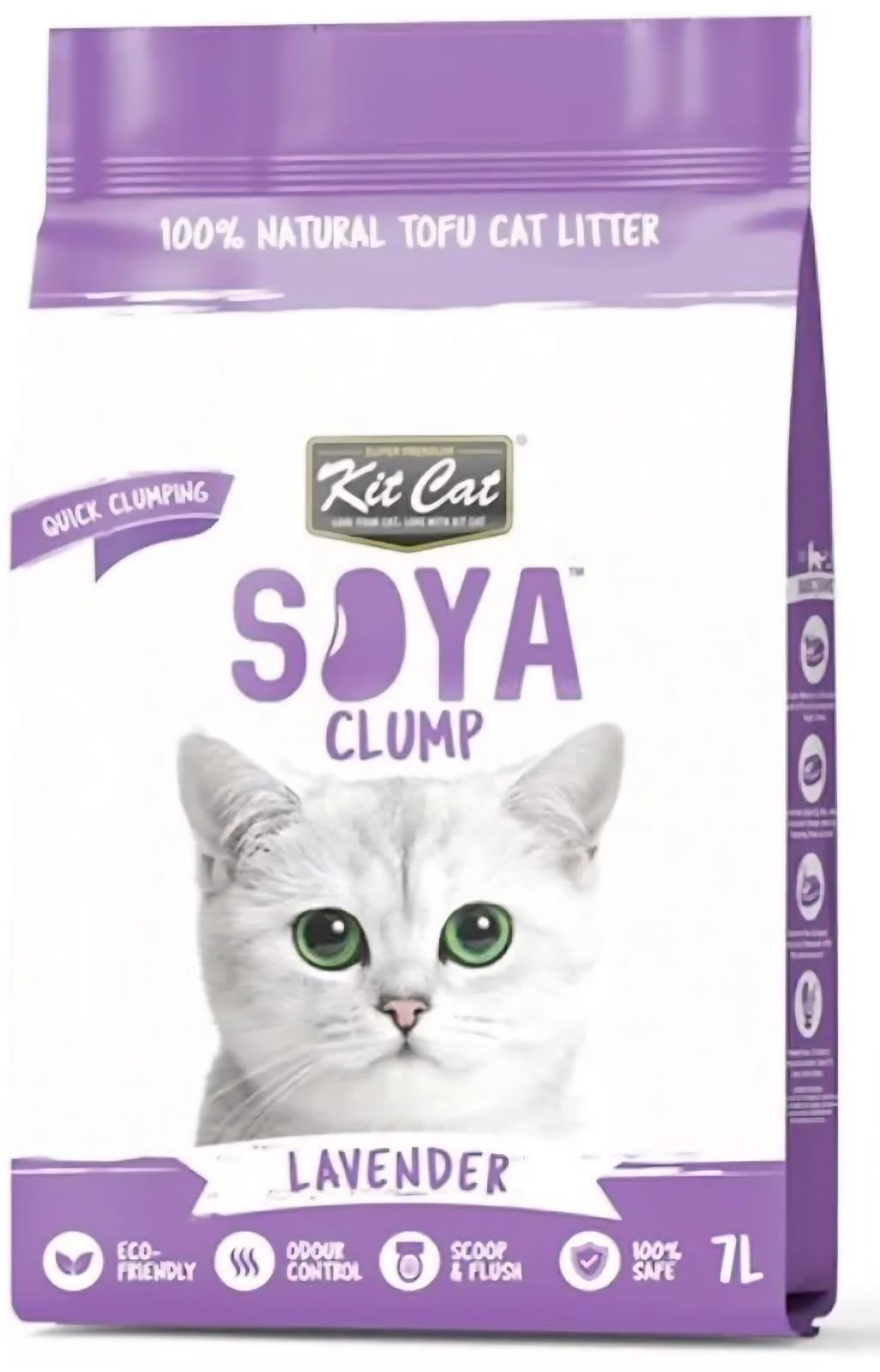 Kit Cat Clump Tofu Cat Litter 7L Lavender