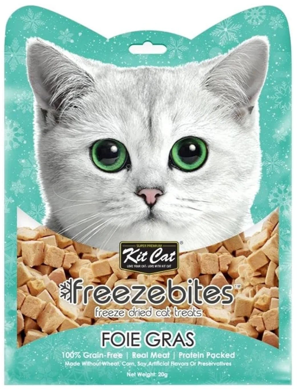 Kit Cat Freezebites Cat Treats  Foie Gras 15g