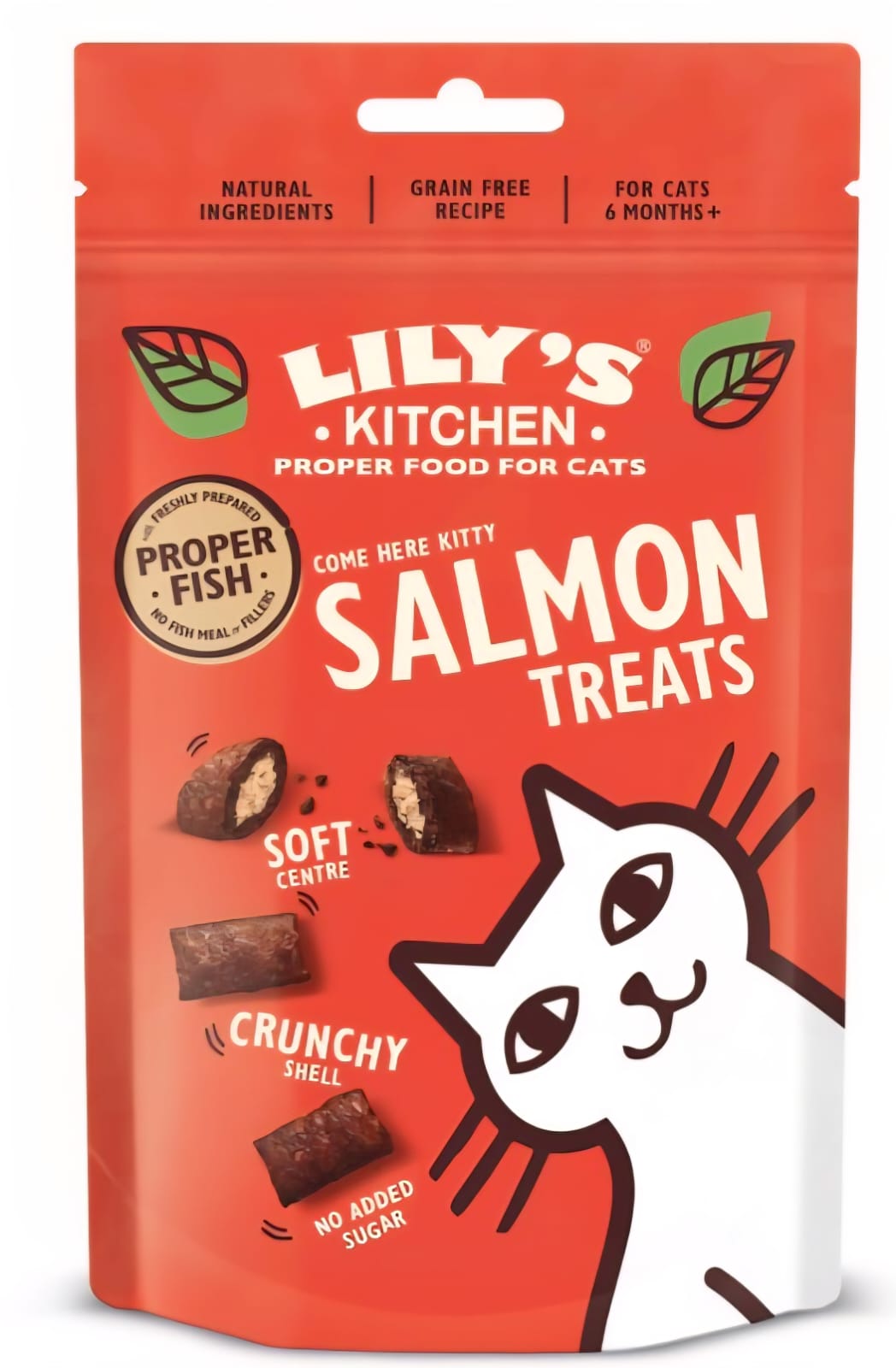 Lily's Kitchen  Treats  With  Salmon  For Cat  60g