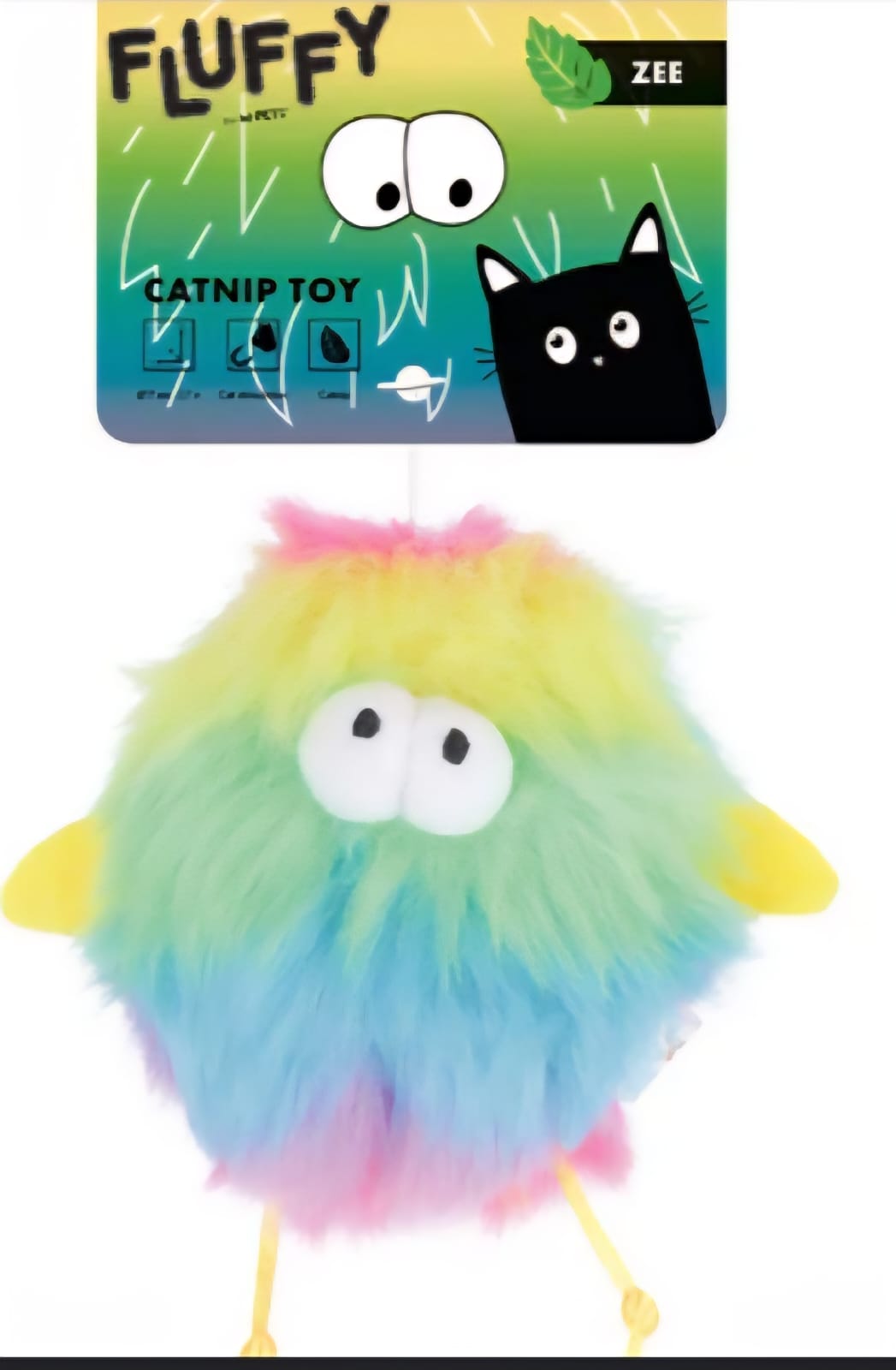 M-PETS Fluffy Catnip Toy - Zee