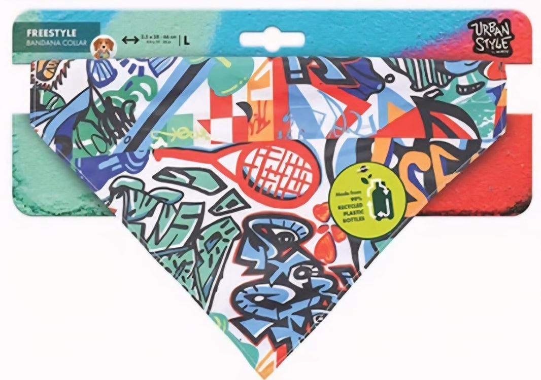 M-PETS Freestyle Bandana Collar – Large