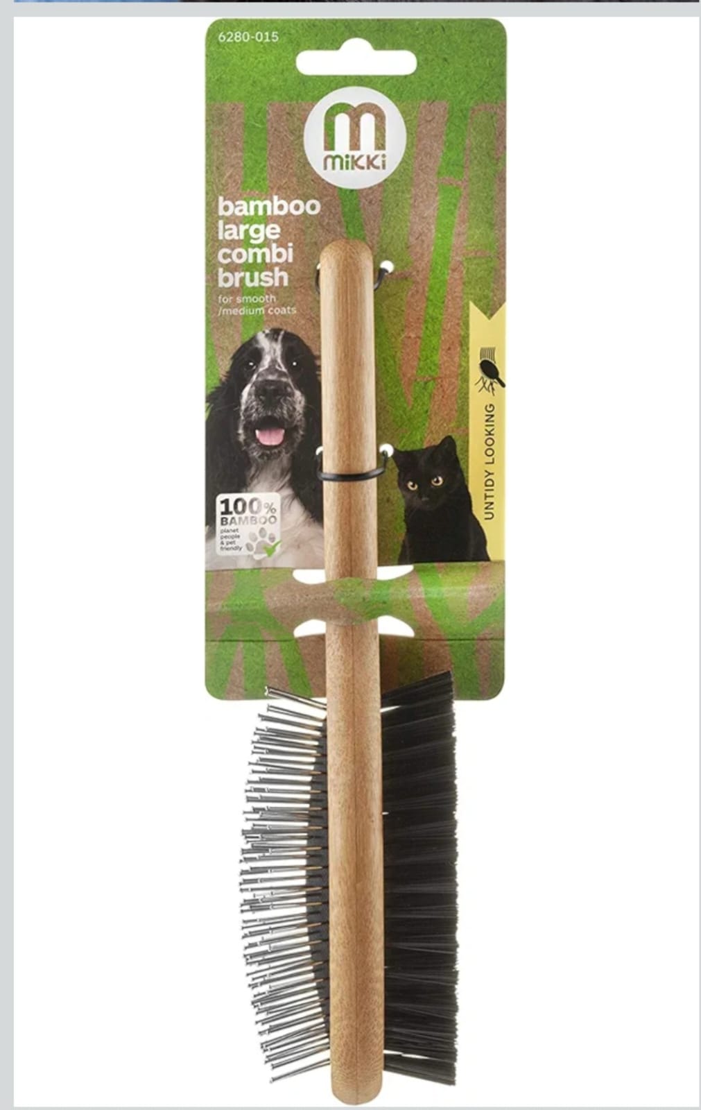 Mikki bamboo large combi brush