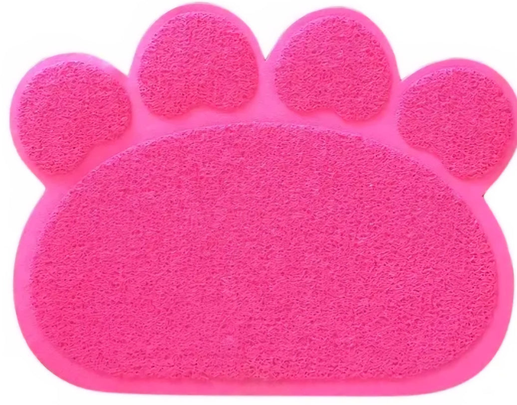 Paw Shaped Cat Litter Box Mat