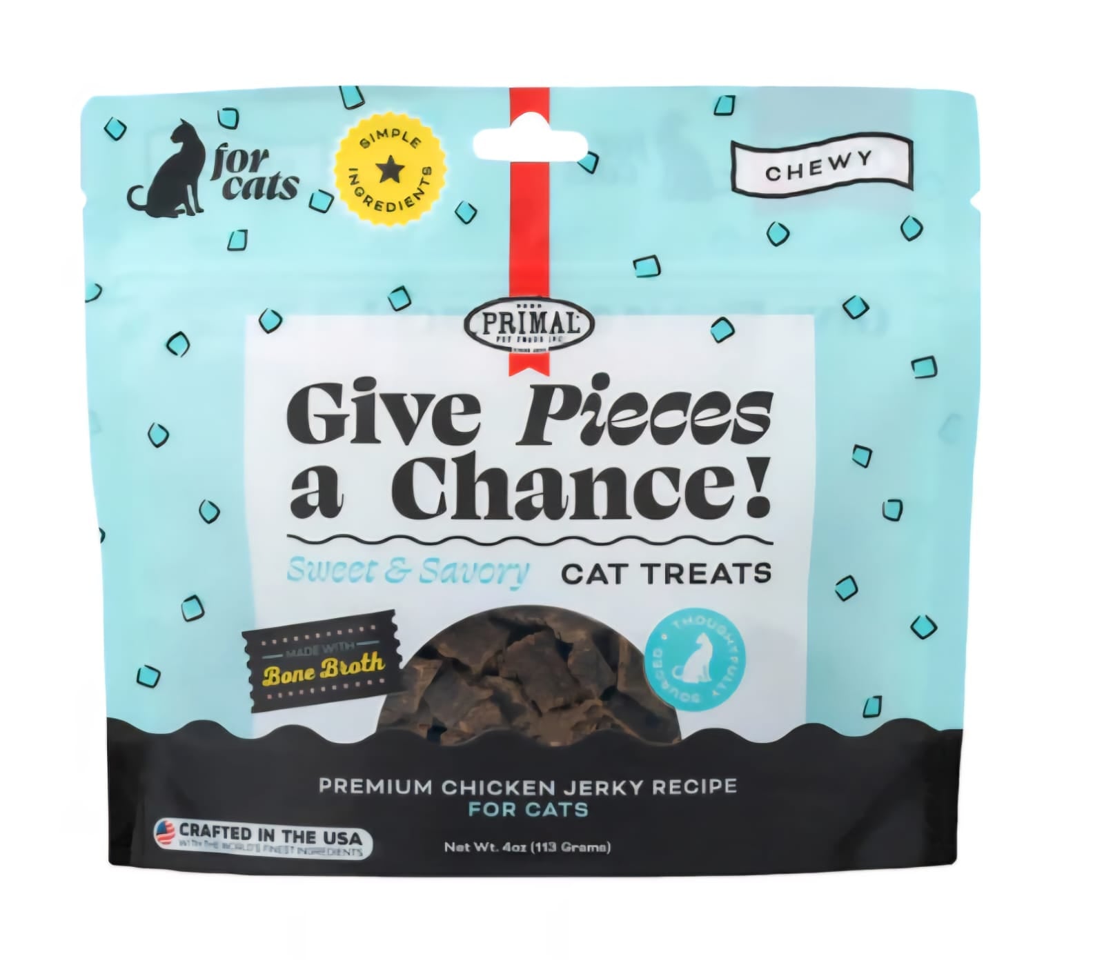 Primal  Give Pieces A Chance Sweet And Savory Cat Treats 113 g