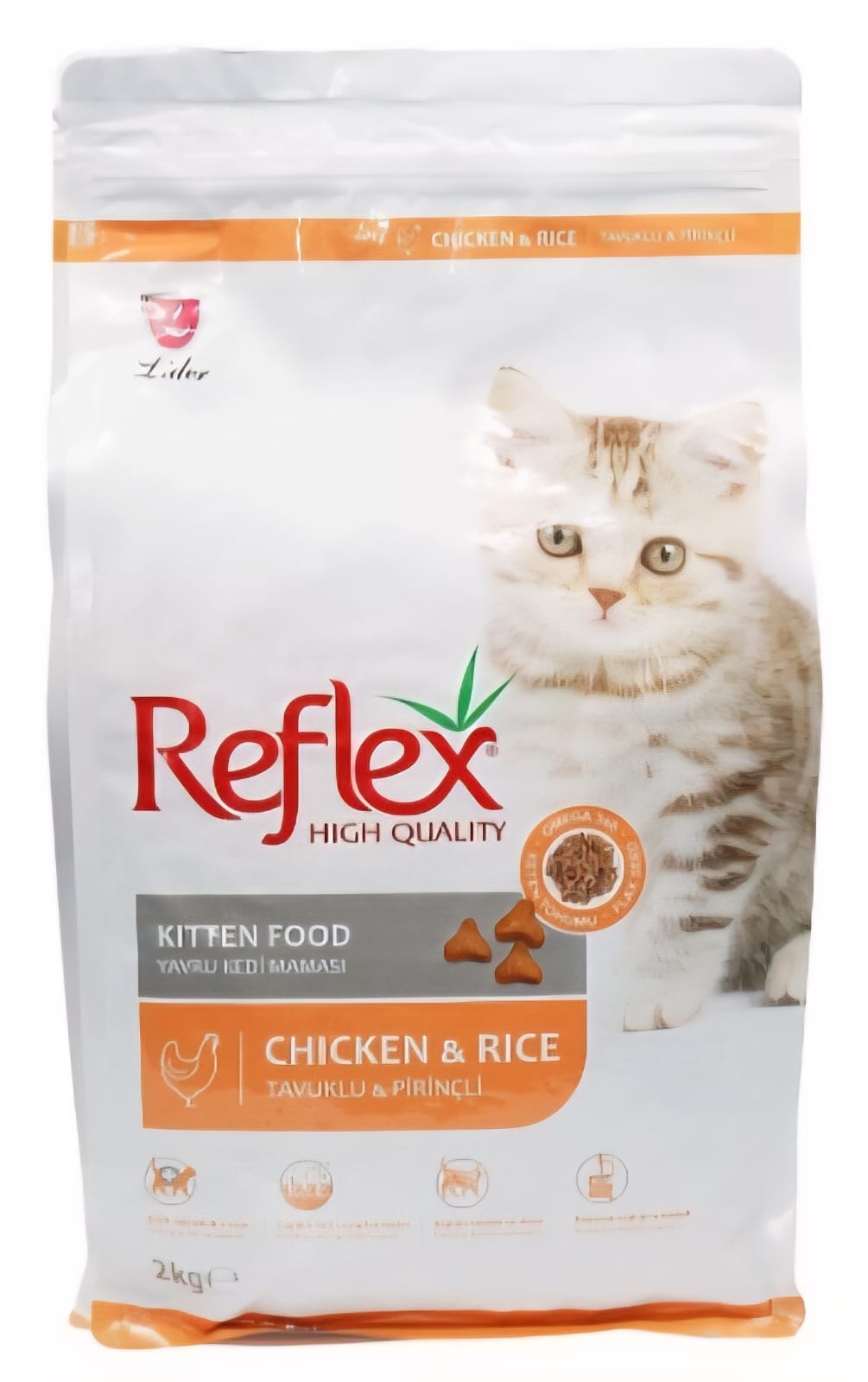 Reflex  Kitten Food  Chicken  And Rice 2kg