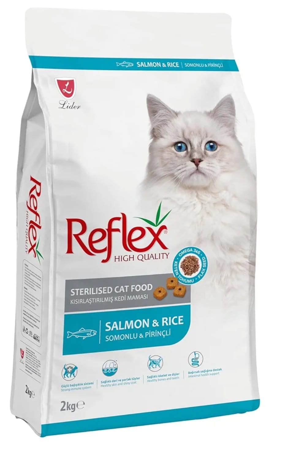 Reflex  Sterilised  Cat  Salmon  And Rice 2kg